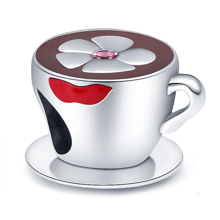 New 925 Sterling Silver Charm coffee cup beads Fit Charms Silver 925 Original Bracelet DIY Jewelry Making For women Gifts