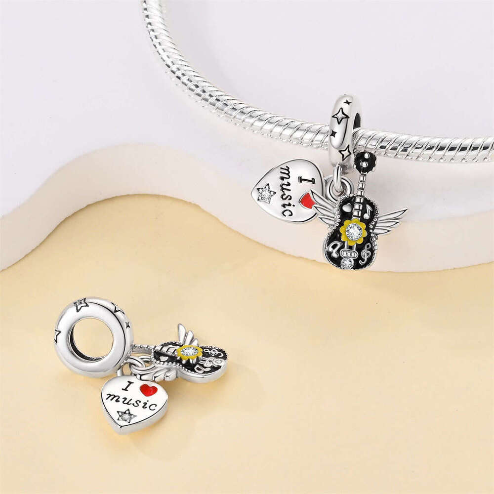 New 925 Sterling Silver Charm Music Series - Romantic Earphone Beads Fit Charms Silver 925 Original Bracelet DIY Jewelry Making For women Gifts
