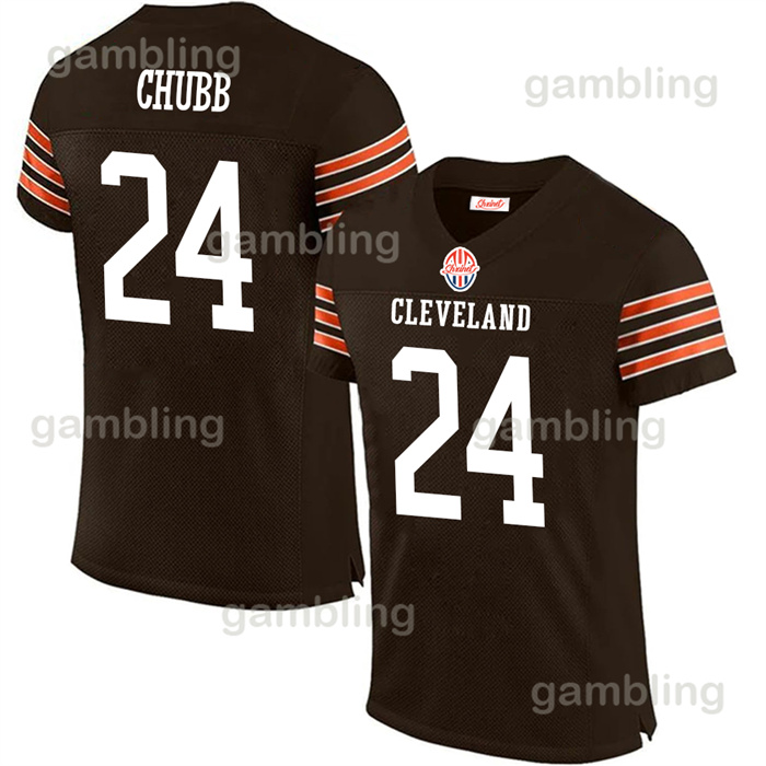 95 Myles 24 Nicc Jerseys Custom Chub Brows David Njku Deshaun Waton Amari Coper Dustin Hopkns American Game Football Jersey