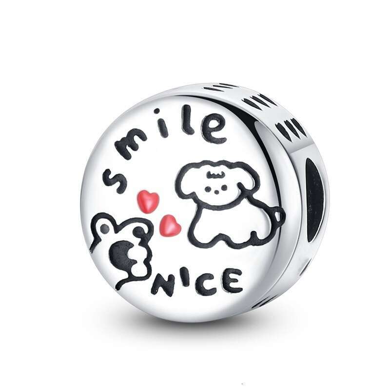 New 925 Sterling Silver Charm Cute pet butterfly flower heart shape pendants Fit Charms Silver 925 Original Bracelet DIY Jewelry Making For women Gift