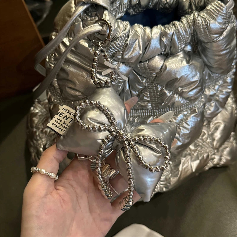 INS Korea Cute Charm 3D Bow Key Rope Camera Mobile Phone Accessories Fashion Pendant Mobile Phone Hanging Rope Hanging Chain Jewelry 240914