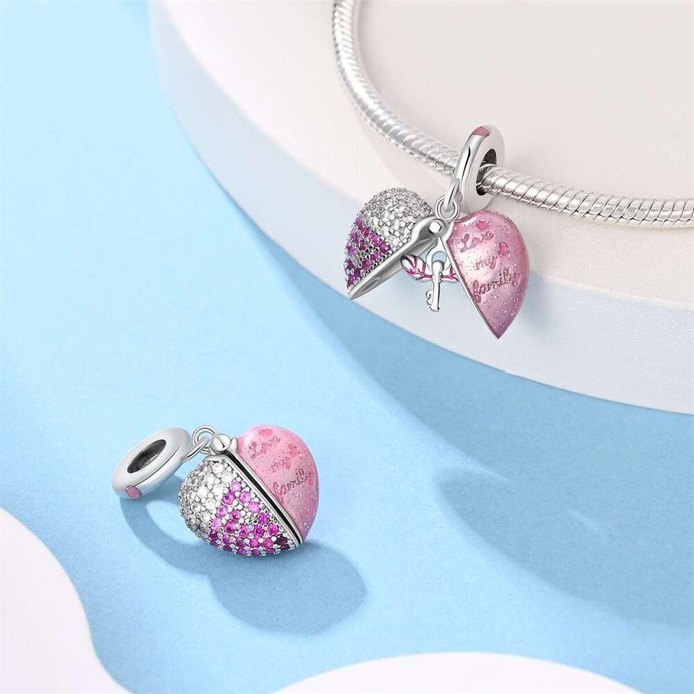 New 925 Sterling Silver Charm Blue Love Cat Claw Clover Pendant Fit Charms Silver 925 Original Bracelet DIY Jewelry Making For women Gifts