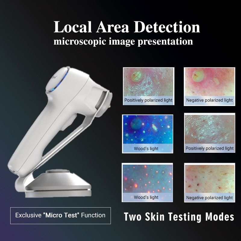 2025 AI Skin analysis machine Analyze 15 skin problems magic mirror solve acne pigmentation marks Skin Wrinkle removal