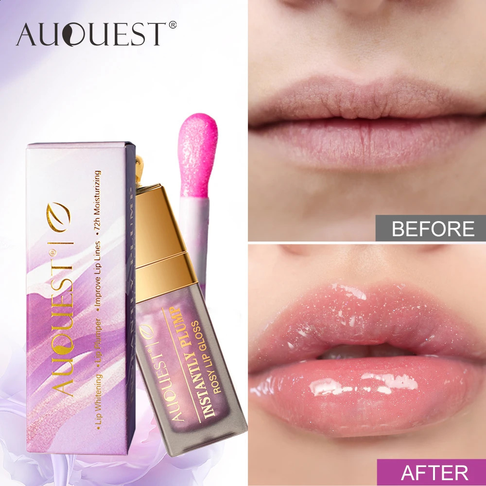 Instant Volume Lip Plumper Oil Dark Removal Balm Plumping Moisturizing Reduce Fine Line Lipstick Gloss Makeup Care 240911