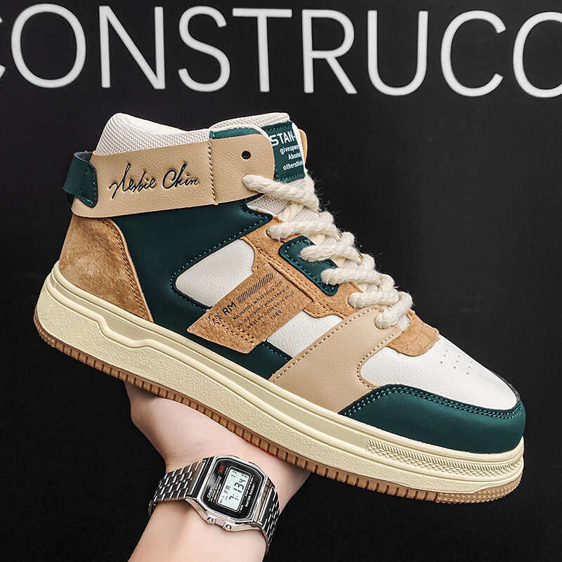 2023 Men's Vulcanized Fashion Pla tform Out door Casual Sneakers Men Street Skate Shoe Lace- up Shoes atillas Hombre