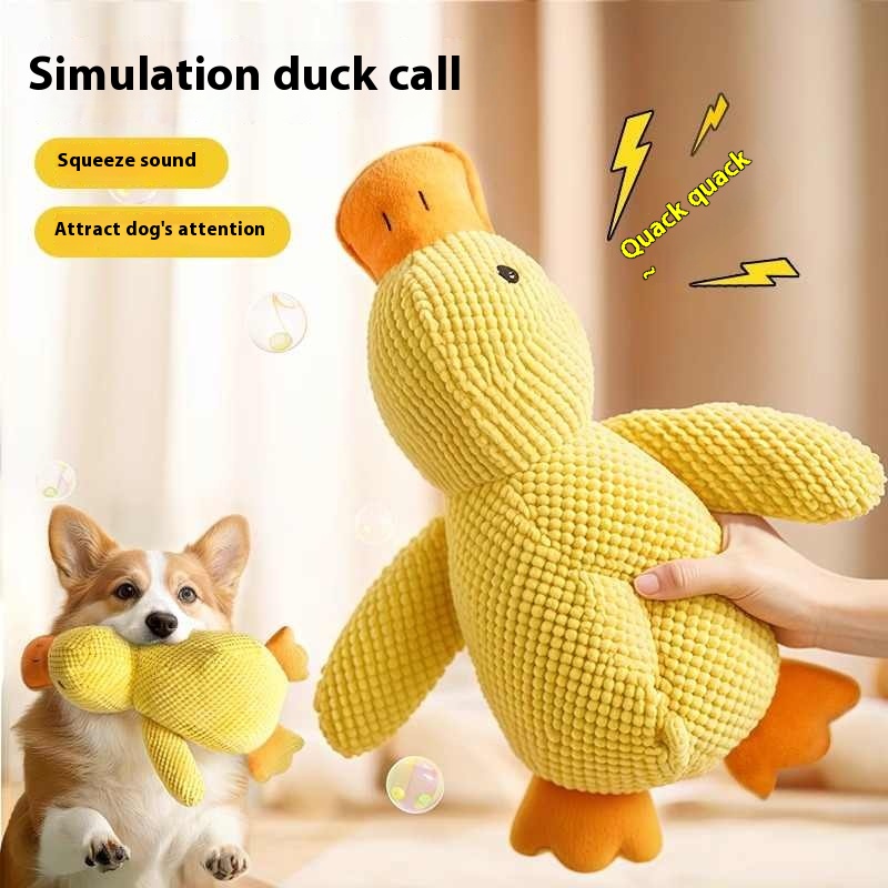 Dog toy duck with unique design, squeaking and imitating plush dog toys, fashionable pet toy design, bringing a wonderful experience to dogs