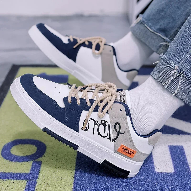 2024 Mens Sports Shoes Comfortable Casual Shoes Versatile Color Matching Tennis Shoes Mens Travel Shoes Zapatillas Para Hombres 240914