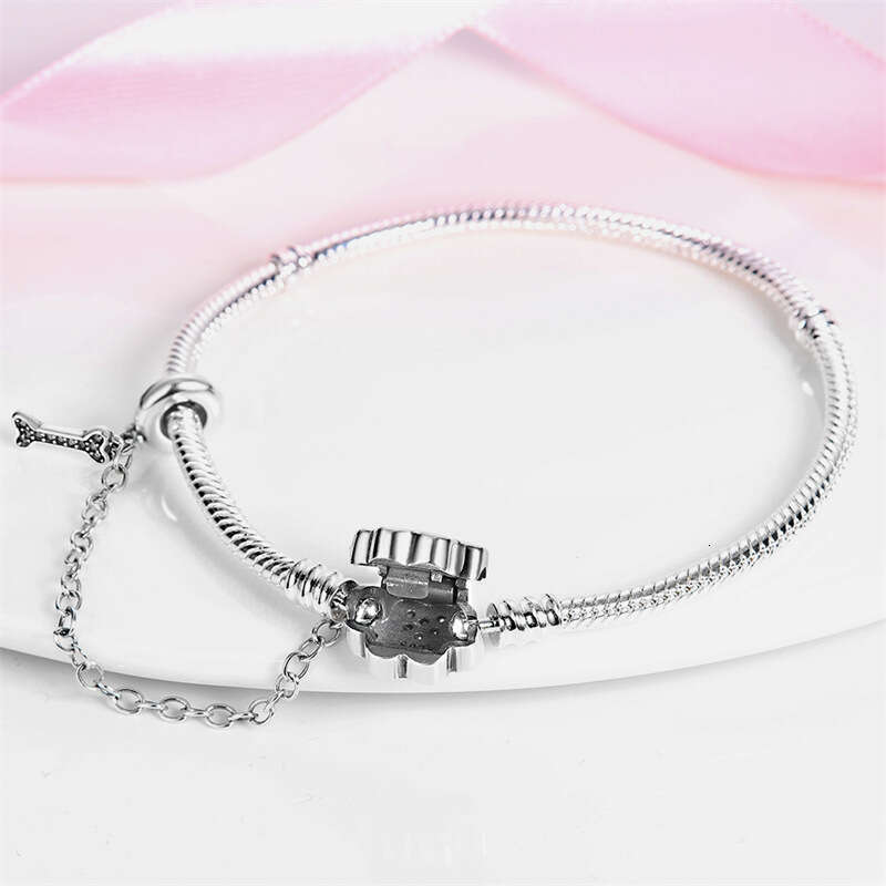 New 925 Sterling Silver Snake chain Cute Pet Claw Bracelet Fit Charms Silver 925 Original Bracelet DIY Jewelry Making For women Gifts