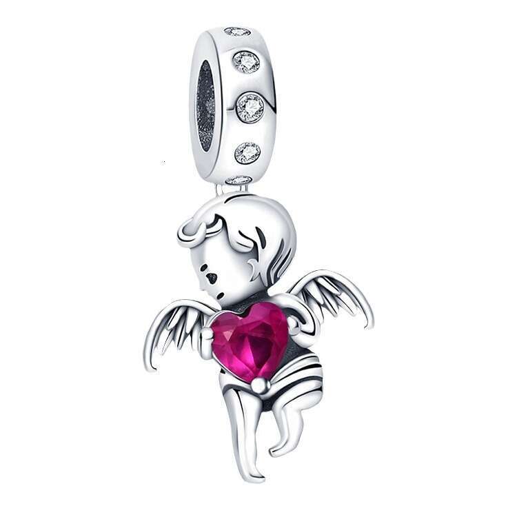 New 925 Sterling Silver Charm Angel Wing Pendant Fit Charms Silver 925 Original Bracelet DIY Jewelry Making For women Gifts