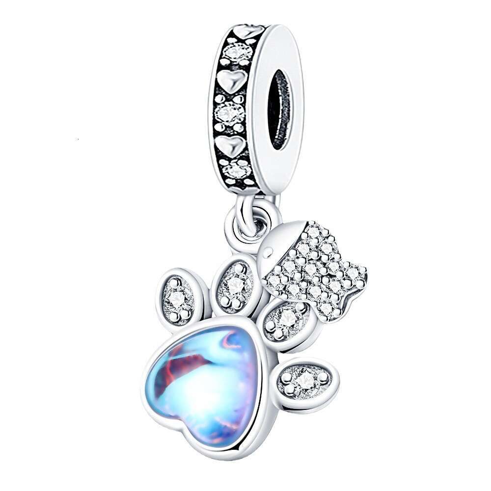 New 925 Sterling Silver Charm Animal series cute claws and fish bead Fit Charms Silver 925 Original Bracelet DIY Jewelry Making For women Gifts