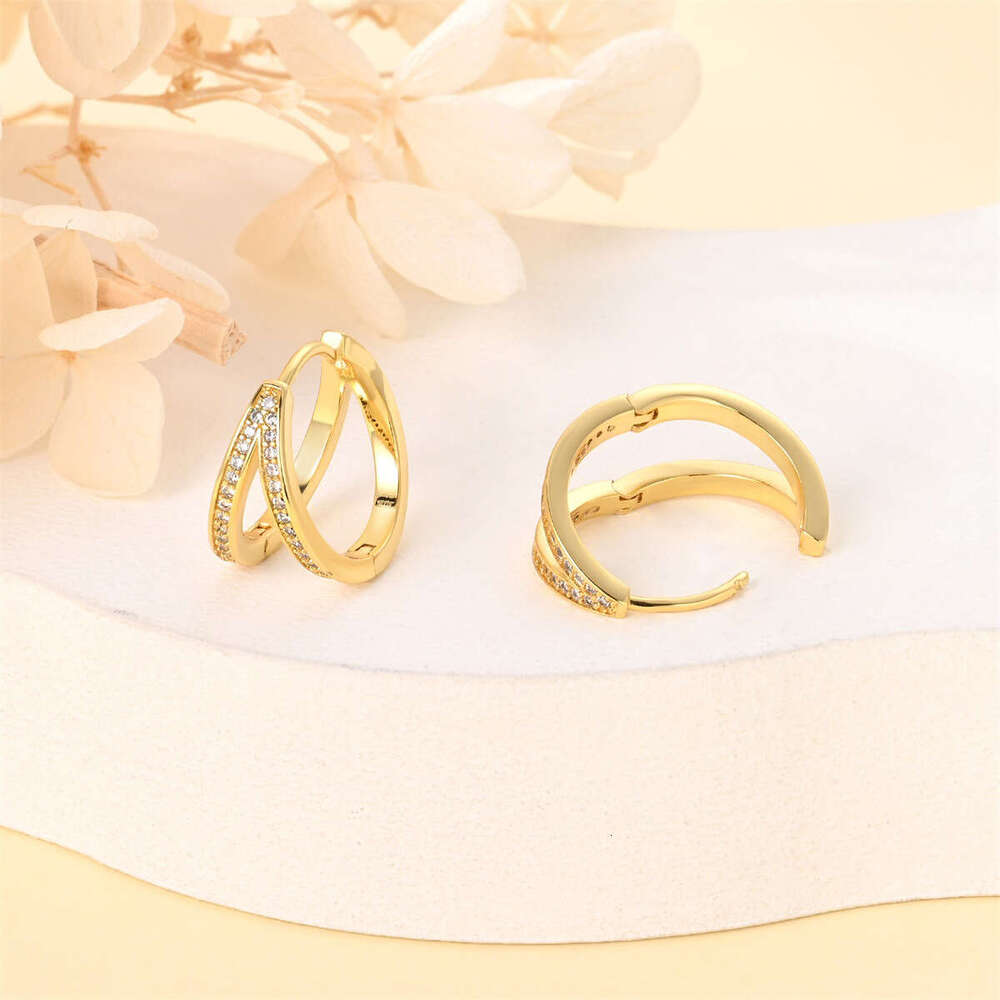 Four leaf clover series Earring with gold plated fit 925 Sterling silver rings for women Gifts Wholesale