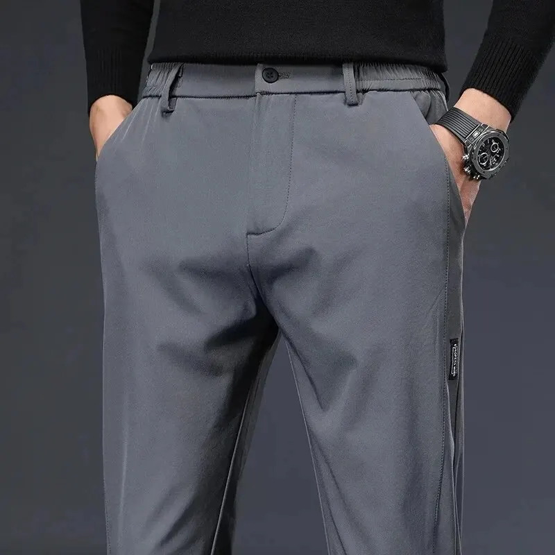 Spring and Autumn Men's Golf Pants High Quality Elastic Fashion Casual Business Versatile Breathable Trousers Pants Slim