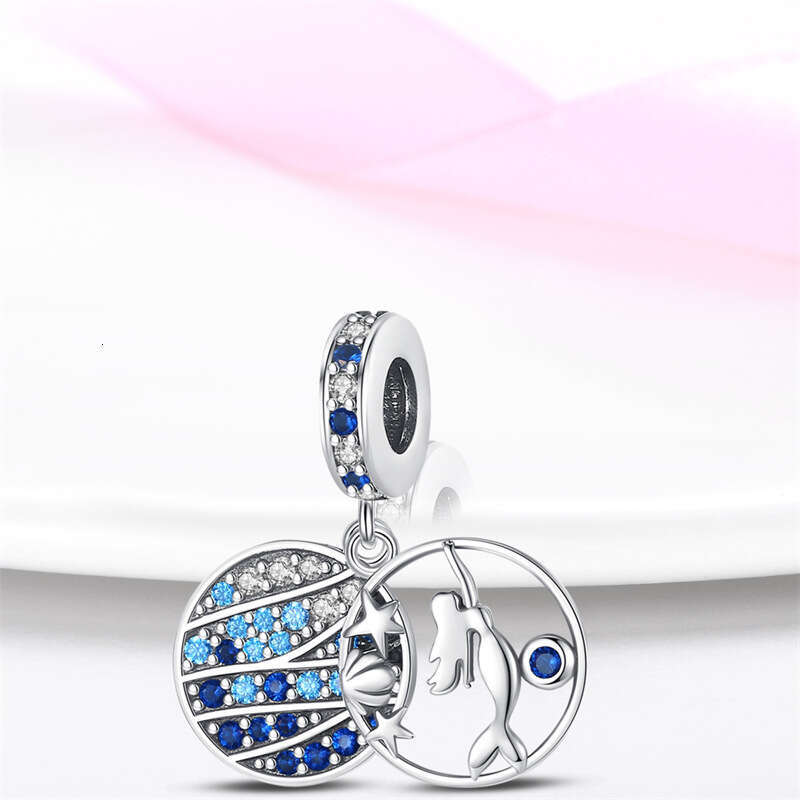 New 925 Sterling Silver Charm Ocean Stone Shell Beads Fit Charms Silver 925 Original Bracelet DIY Jewelry Making For women Gifts