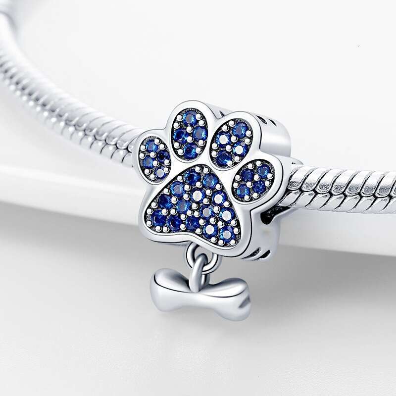 New 925 Sterling Silver Charm Cute Claw Bone Pendant Fit Charms Silver 925 Original Bracelet DIY Jewelry Making For women Gifts