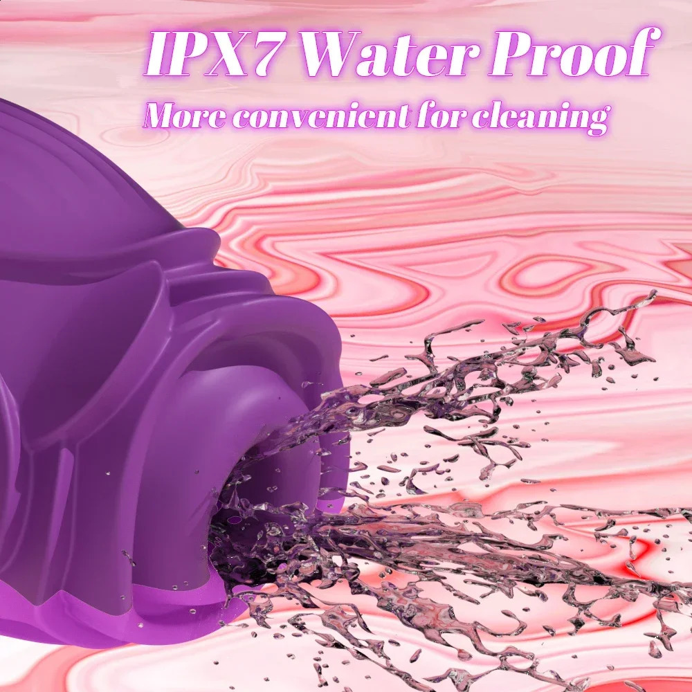 Rose-Sucking Vibrator for Women Nipple Massager Clitoral Vacuum Stimulator Vibrating Female Masturbator Sex Toys for Adults 240914