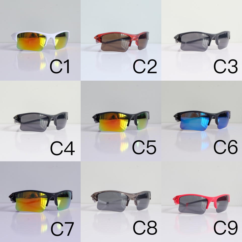 Sports Sunglasses Polarizing For Men And Women Cycling Polarized Sun Glasses Mirror Lenses TAC Half Frame Driving Goggles