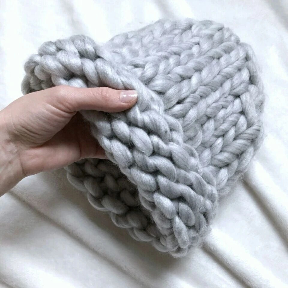 Simple Girl Casual Cotton Acrylic Rush Womens Winter Wool Hat Womens Beanies Handmade Coat Knitted Hat 240914