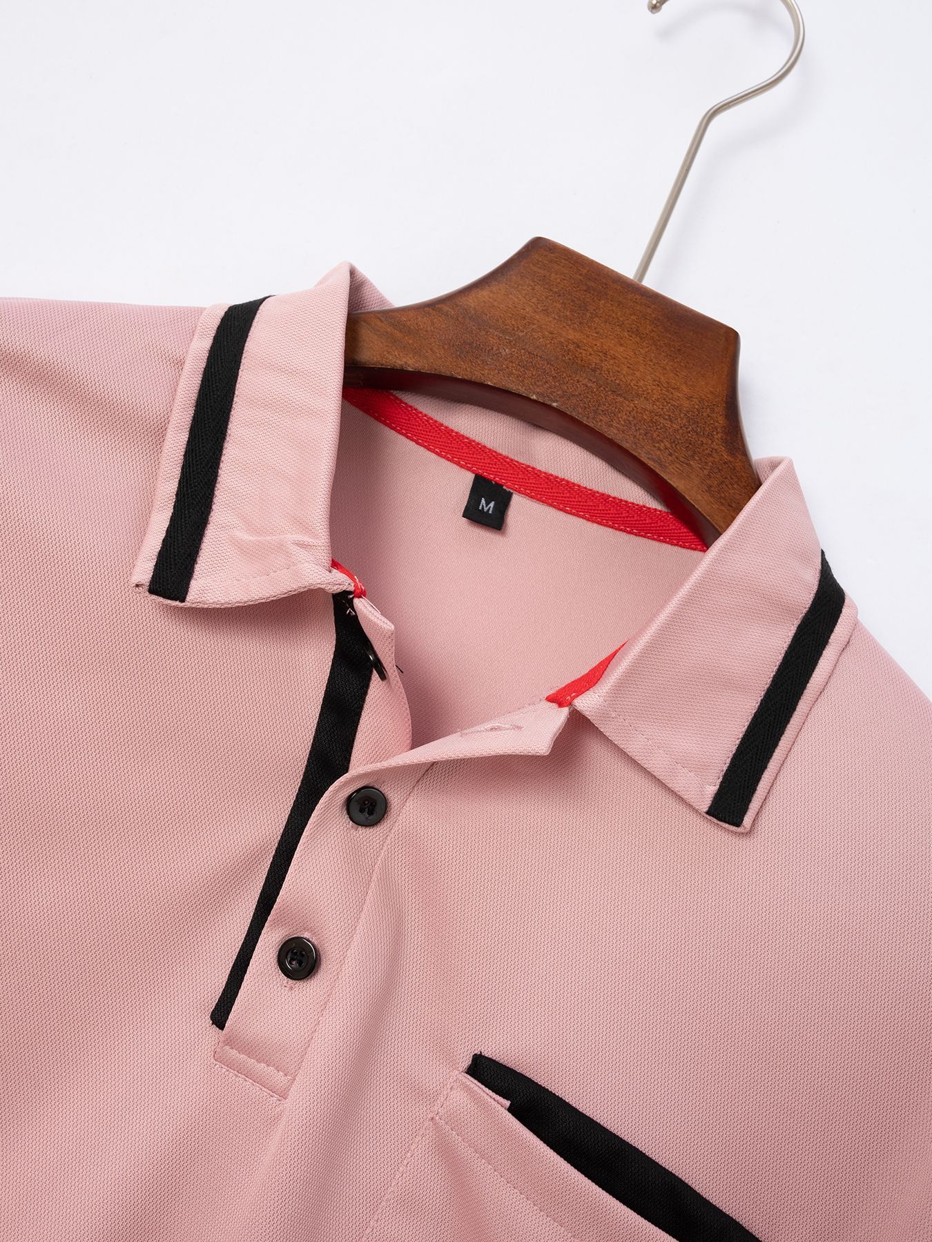 Pink Polo Shirts T-Shirts Plain Golf Polo T-shirts Unisex Polo Shirt Cotton Short Sleeve Men's Shirts Casual Plain Poloshirt Sport Golf Tee Tops 