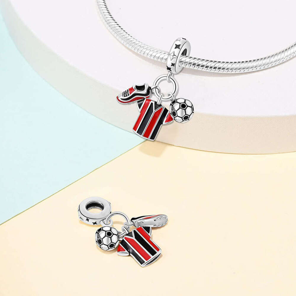 New 925 Sterling Silver Charm Sports and Fitness beads pendant Fit Charms Silver 925 Original Bracelet DIY Jewelry Making For women Gifts