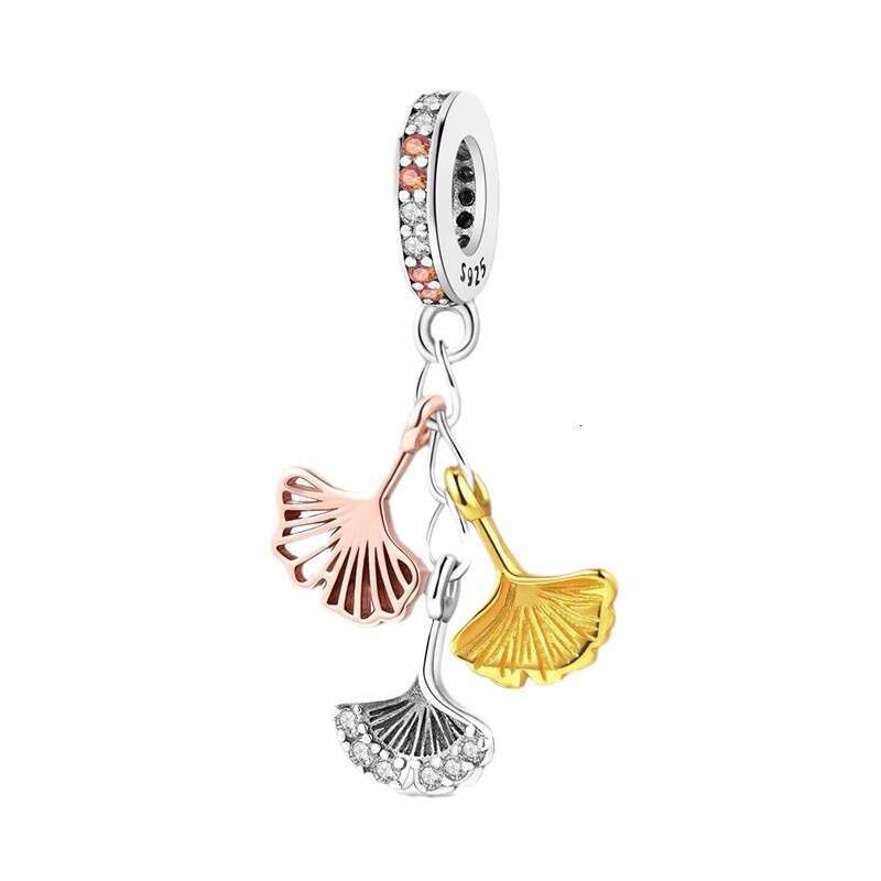 S925 New 925 Sterling Silver Charm Sunflower avocado Beads Fit Charms Silver 925 Original Bracelet DIY Jewelry Making For women Gifts