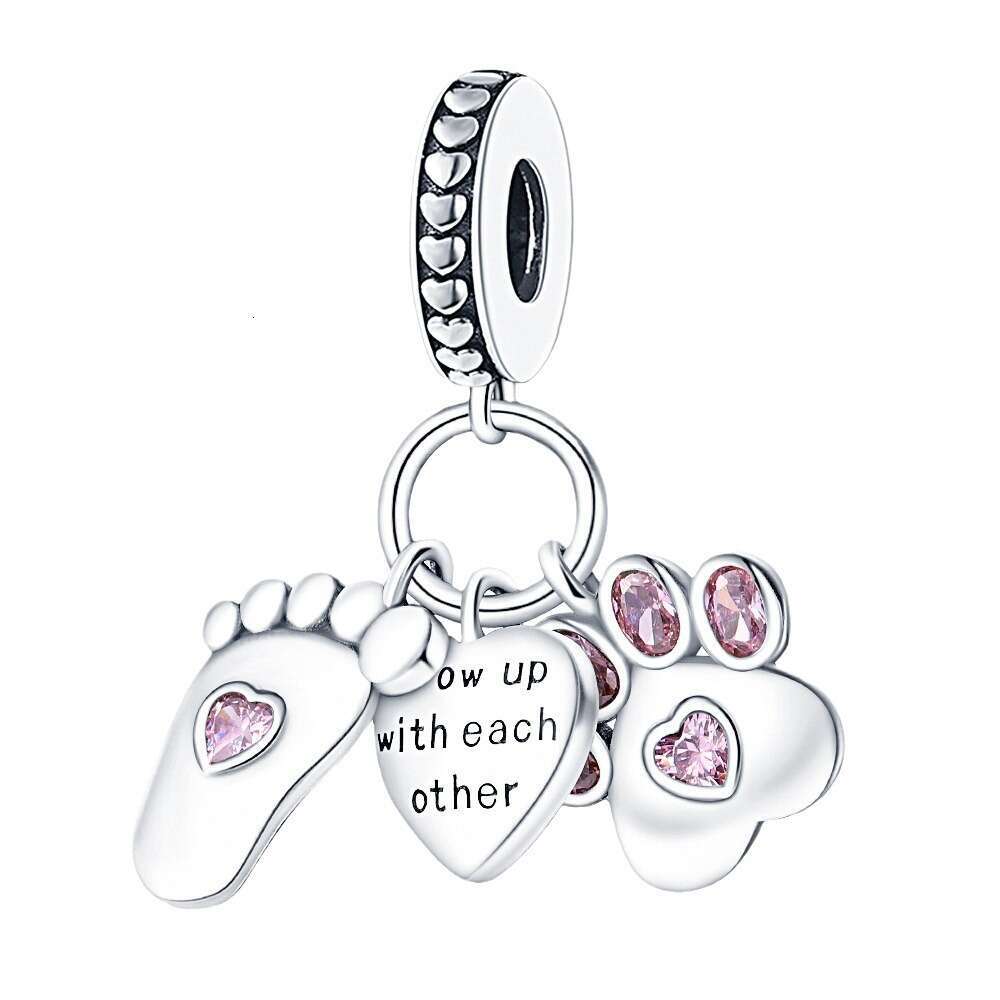 New 925 Sterling Silver Charm Cute Claw Feet beads Fit Charms Silver 925 Original Bracelet DIY Jewelry Making For women Gifts