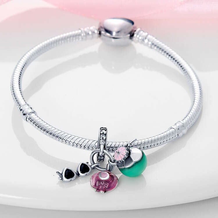 New 925 Sterling Silver Charm Fruit Dim sum charms Fit Charms Silver 925 Original Bracelet DIY Jewelry Making For women Gifts