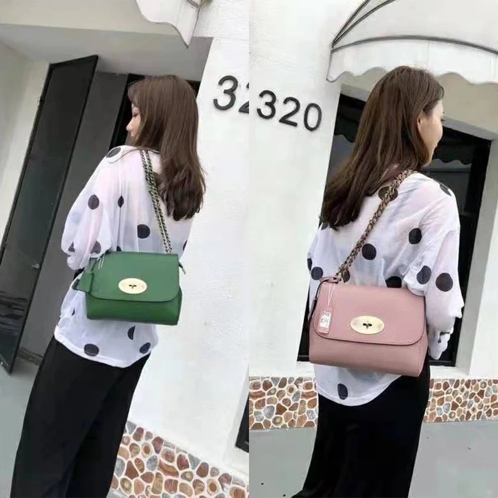 Famous Brand Design Chain Shoulder Bag 100% Genuine Cow Leather Women Messenger Handbag Flap Crossbody Bags For Ladies