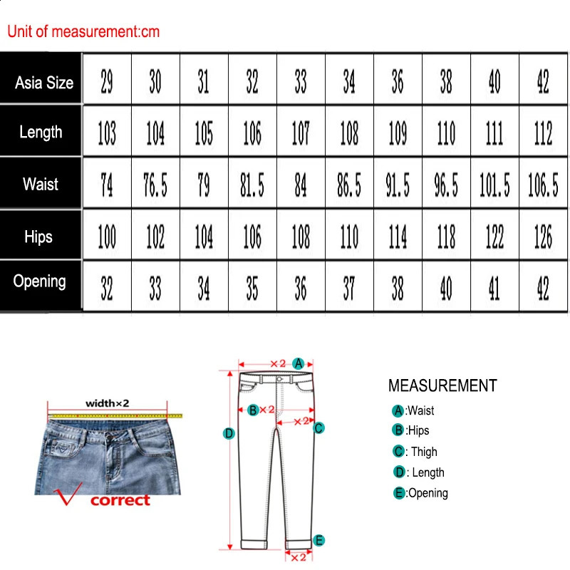Denim Jeans Hole Fashion Lacquer Foot Casual Pants Stretch Regular Fit Black Long Hip Hop Mens Four Season Plus Size 240914