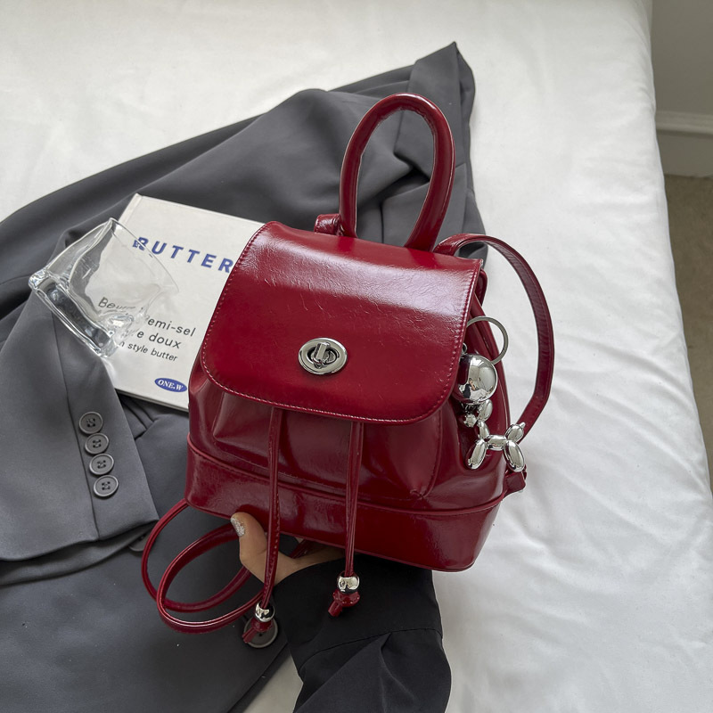 Designer Designer Bookbag School Bags Leather Square TLXT Women Fashion Backpacks Korean Trend Luxury Shoulder Bag Backpack Travel Bag