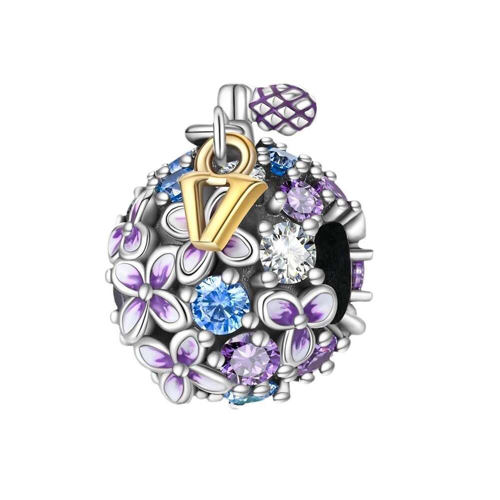 New 925 Sterling Silver Charm Romantic flower perfume bottle beads Fit Charms Silver 925 Original Bracelet DIY Jewelry Making For women Gifts
