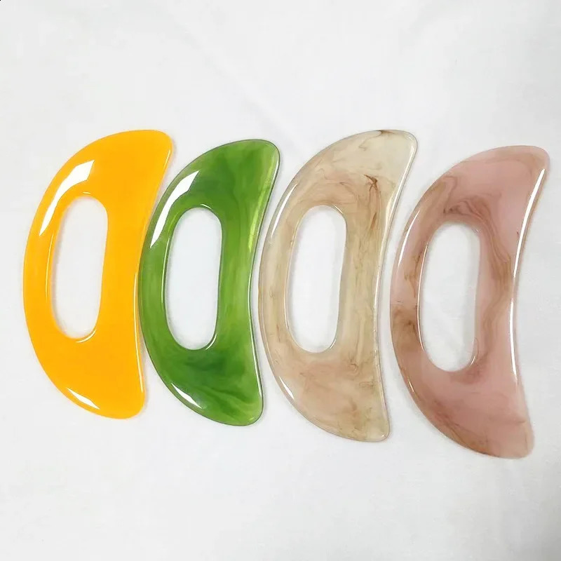 Guasha Board Resin Beeswax Massager Scraper Chinese Gua Sha Tool For Face Neck Back Body Acupuncture Pressure Massage Therapy 240911