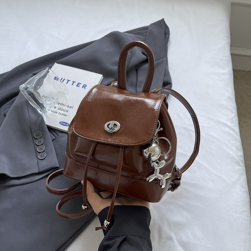 Designer Designer Bookbag School Bags Leather Square TLXT Women Fashion Backpacks Korean Trend Luxury Shoulder Bag Backpack Travel Bag