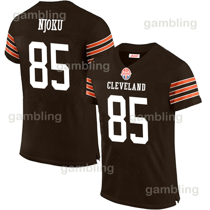 95 Myles 24 Nicc Jerseys Custom Chub Brows David Njku Deshaun Waton Amari Coper Dustin Hopkns American Game Football Jersey