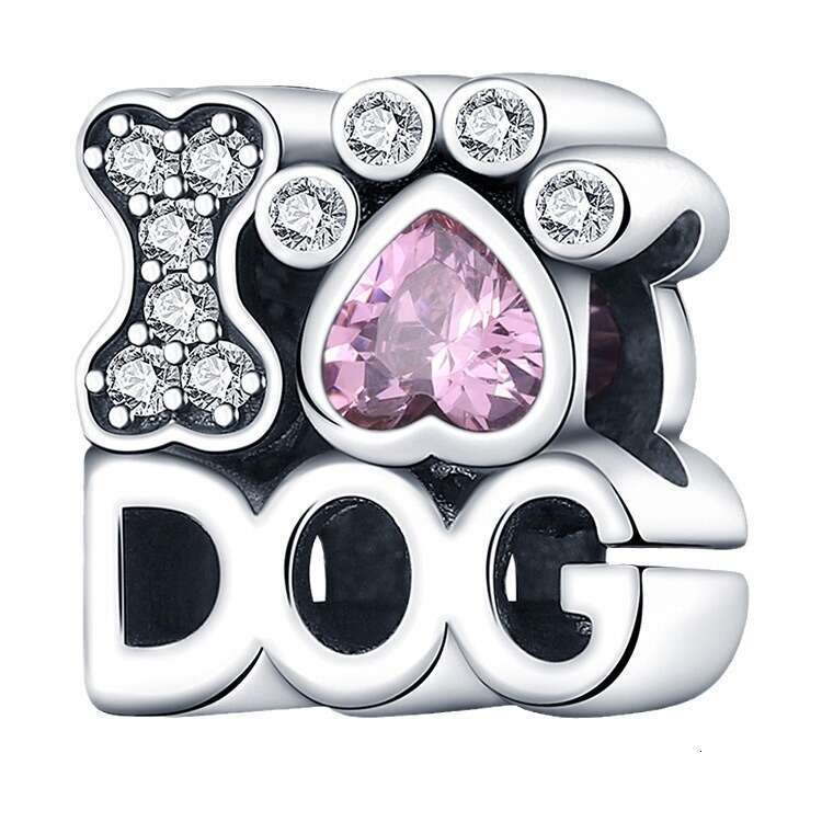 New 925 Sterling Silver Charm Caring for puppies beads pendant Fit Charms Silver 925 Original Bracelet DIY Jewelry Making For women Gifts