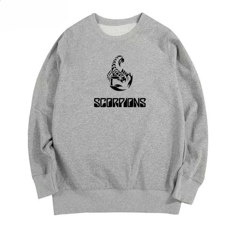 Band Loose Rock Heavy Metal Retro Mens and Womens Round Neck Hoodies Tops Sweatshirt Unisex Fashion Casual Clothing 240907