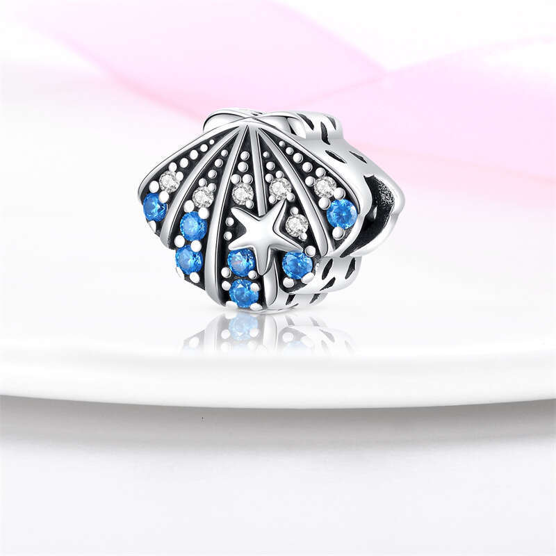 New 925 Sterling Silver Charm Ocean Stone Shell Beads Fit Charms Silver 925 Original Bracelet DIY Jewelry Making For women Gifts