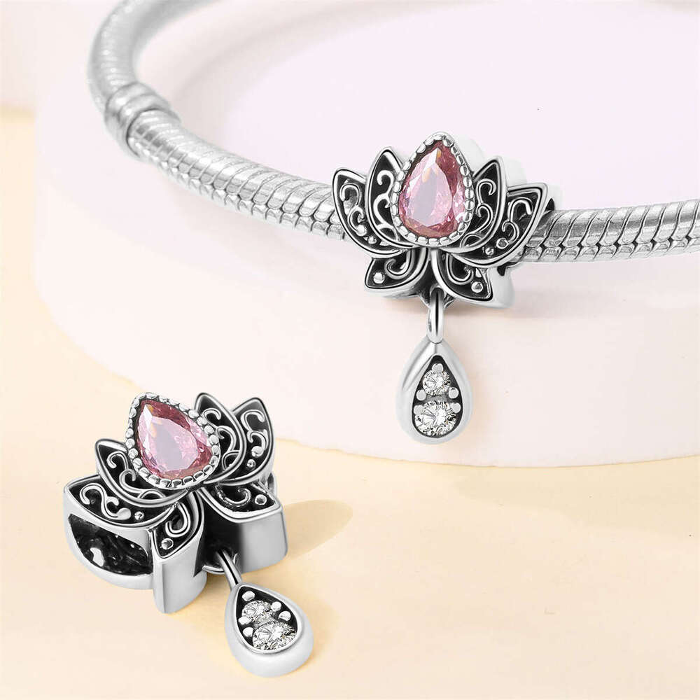 New 925 Sterling Silver Charm Romantic Classical Series - Pink Angel Pendant Fit Charms Silver 925 Original Bracelet DIY Jewelry Making For women Gift