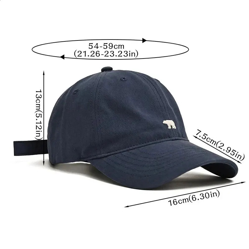 Unisex Cartoon Bear Embroidery Baseball Caps Men Women Soft Cotton Hip Hop Sports Dad Trucker Sun Visor Hat 240906