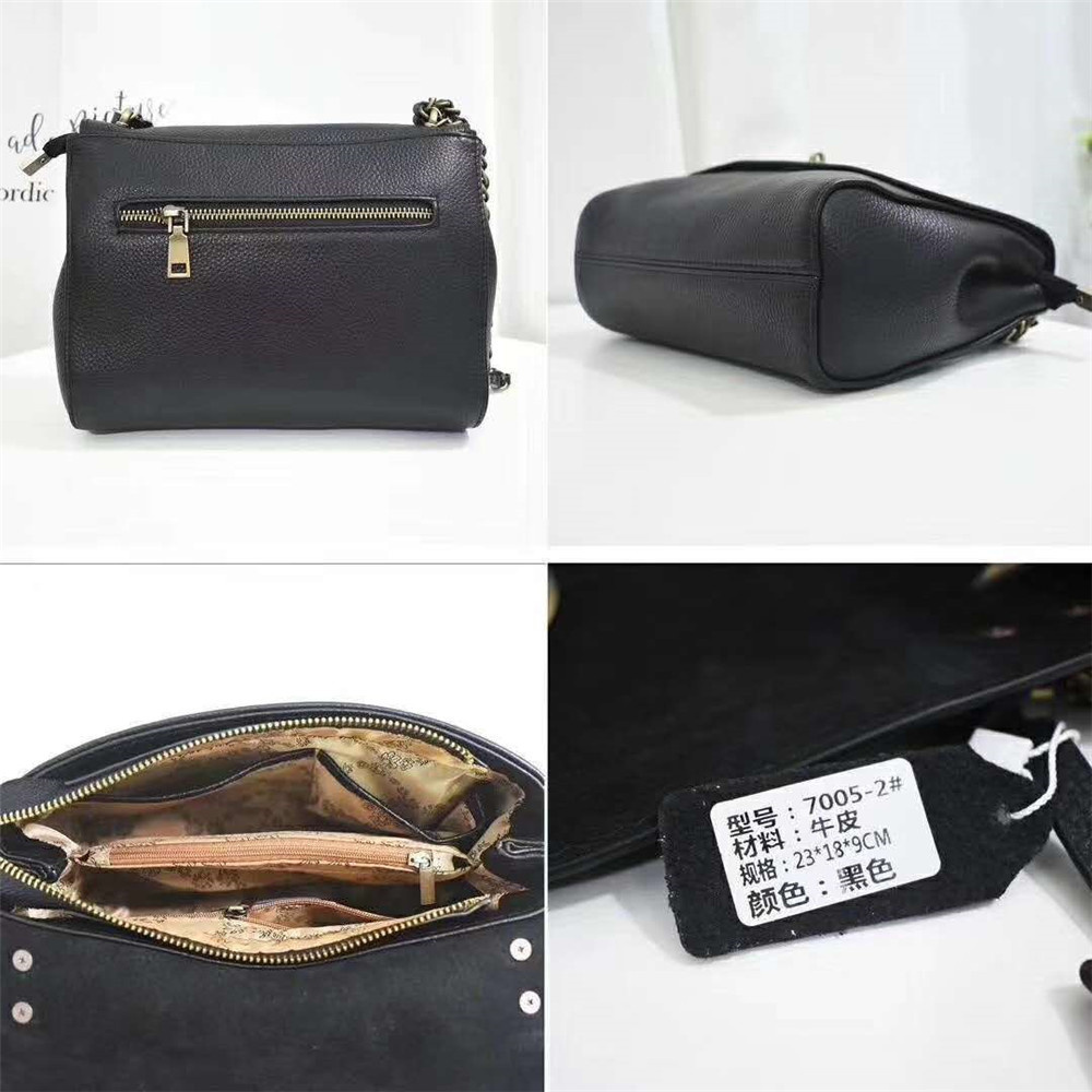 Famous Brand Design Chain Shoulder Bag 100% Genuine Cow Leather Women Messenger Handbag Flap Crossbody Bags For Ladies