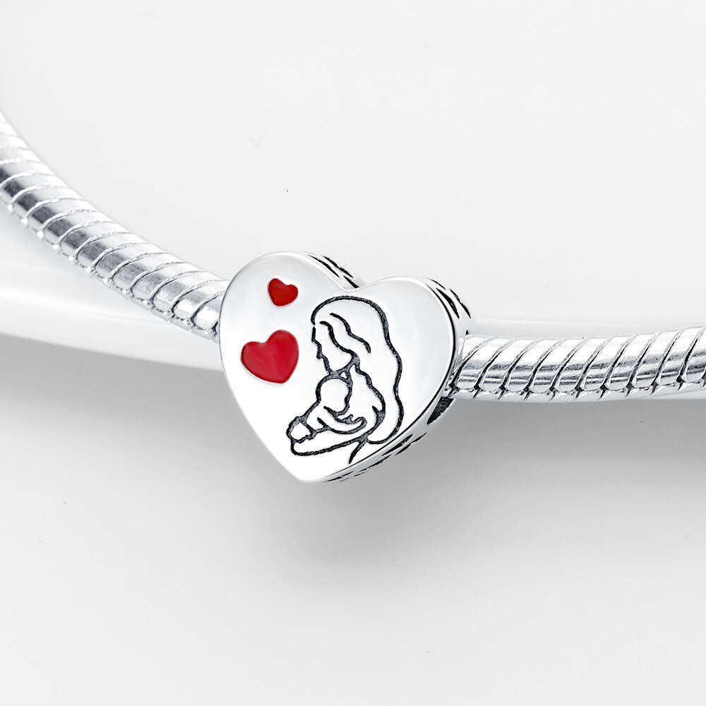 New 925 Sterling Silver Charm Confession of Love heart beads Fit Charms Silver 925 Original Bracelet DIY Jewelry Making For women Gifts