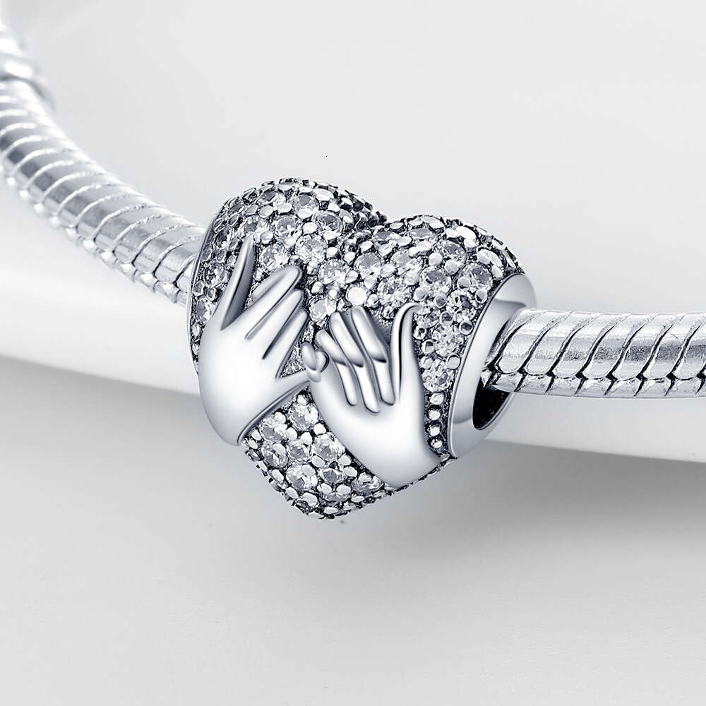 New 925 Sterling Silver Charm Love Heart shaped wing pendant Fit Charms Silver 925 Original Bracelet DIY Jewelry Making For women Gifts