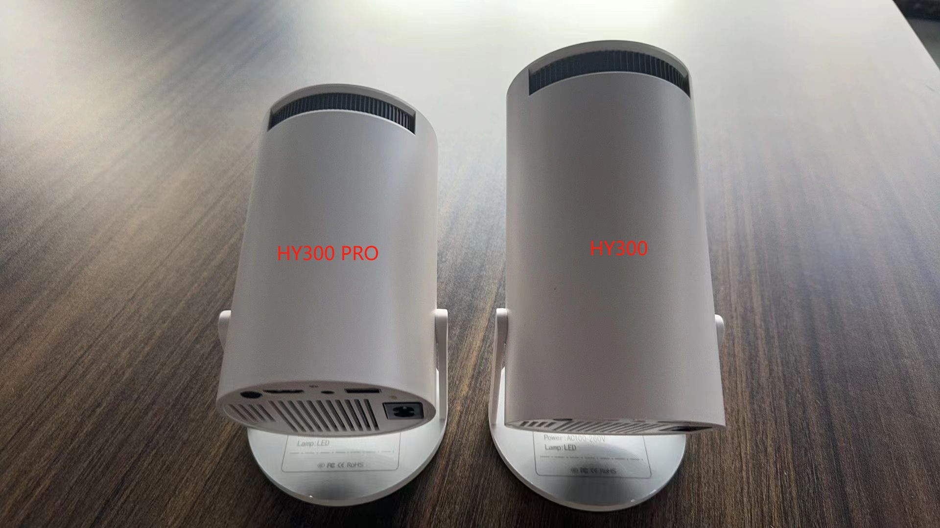 HY300 Pro Projector WiFi6 180 ANSI Android13 4K 130 screen BT5.0 1280 720P T950S Chip Home Theater Outdoor portable