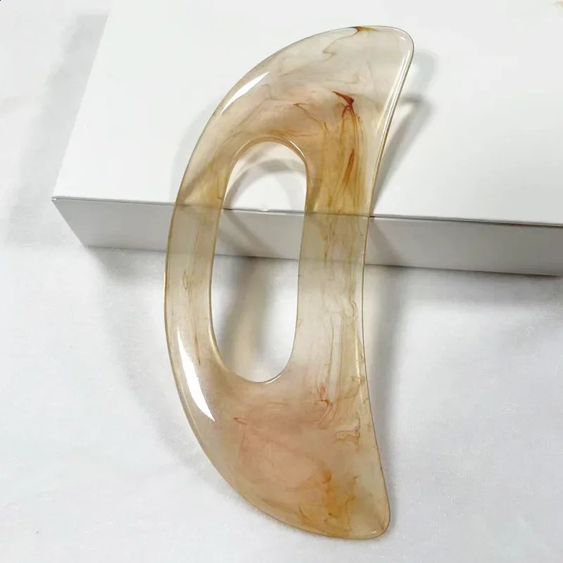 Guasha Board Resin Beeswax Massager Scraper Chinese Gua Sha Tool For Face Neck Back Body Acupuncture Pressure Massage Therapy 240911