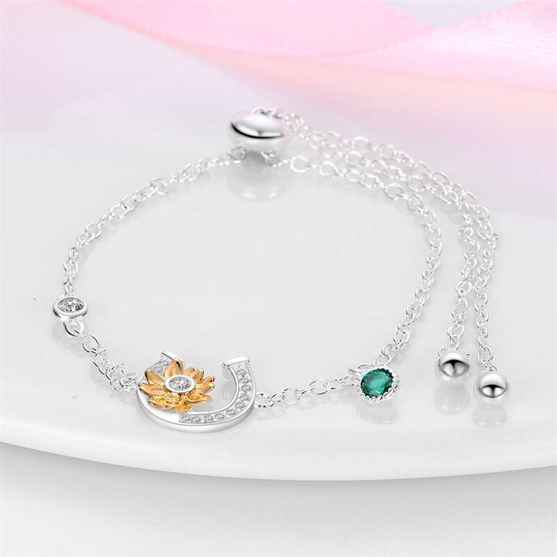 New 925 Sterling Silver Earphone Music Symbol Blue Travel Magic Eye Bracelet Fit Charms Silver 925 Original Bracelet DIY Jewelry Making For women Gift