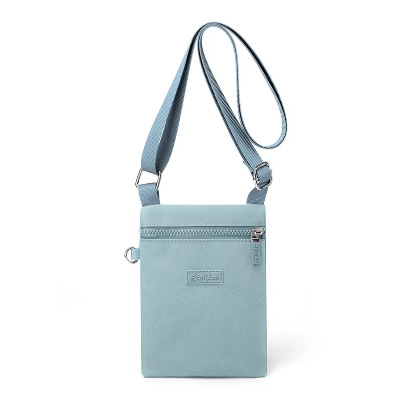 Canvas New And Mini Nylon Phone Zero Version Mobile Sweet Korean Bag Neck Versatile Fresh Shoulder Girl Bag Cross-body Purse