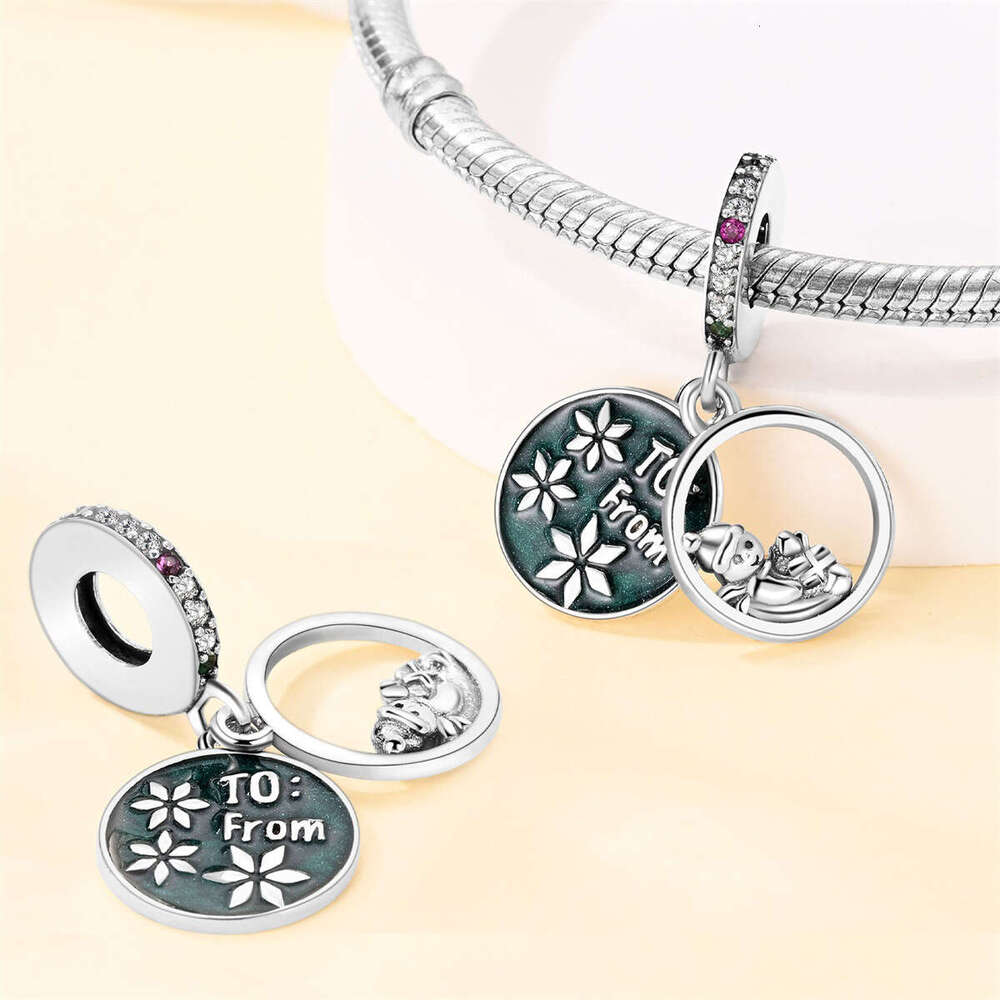 New 925 Sterling Silver Charm Winter Romance bead pendant Fit Charms Silver 925 Original Bracelet DIY Jewelry Making For women Gifts