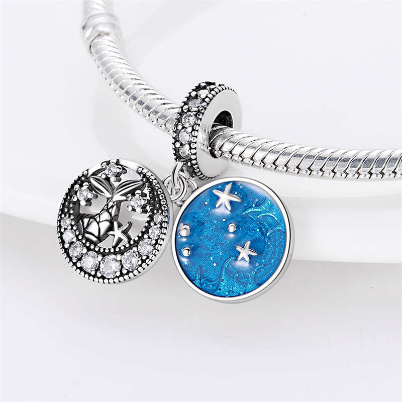 New 925 Sterling Silver Charm Ocean Stone Shell Beads Fit Charms Silver 925 Original Bracelet DIY Jewelry Making For women Gifts