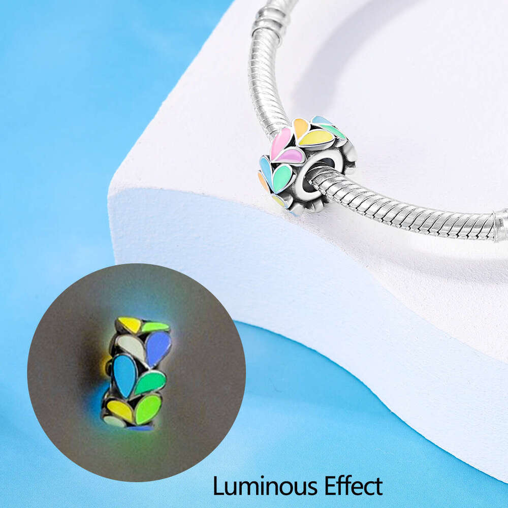 New 925 Sterling Silver Charm Colorful Hearts bead Fit Charms Silver 925 Original Bracelet DIY Jewelry Making For women Gifts