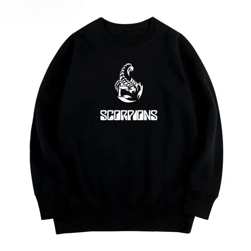 Band Loose Rock Heavy Metal Retro Mens and Womens Round Neck Hoodies Tops Sweatshirt Unisex Fashion Casual Clothing 240907