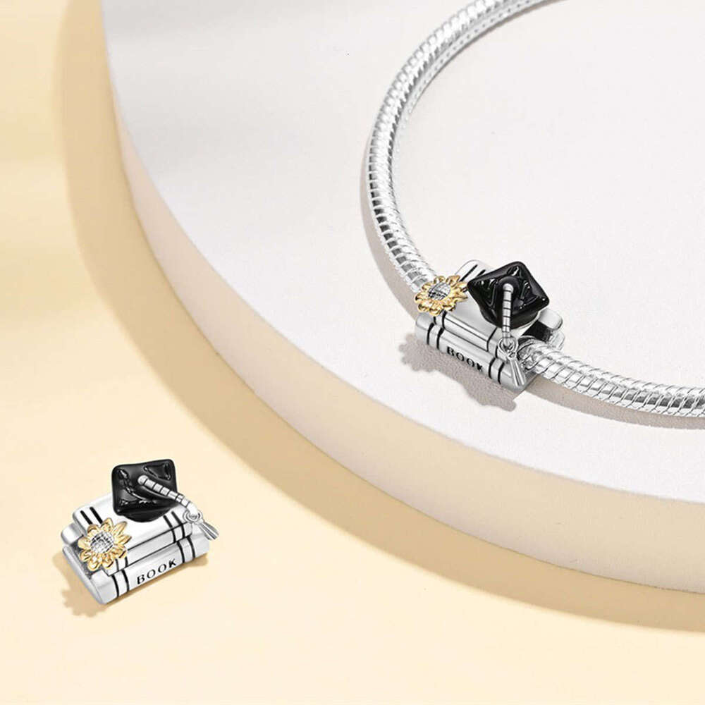 New 925 Sterling Silver Charm Graduation Season Series - Colorful Doctor Owl Beads Fit Charms Silver 925 Original Bracelet DIY Jewelry Making For wome